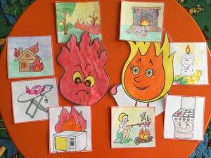Раскраска на тему пожарная безопасность в садик для детей #32 #413369