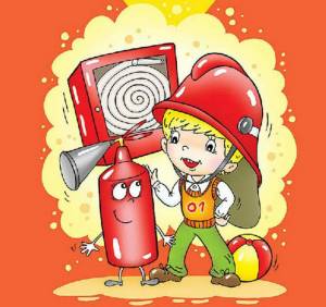 Раскраска на тему пожарная безопасность в садик для детей #34 #413371