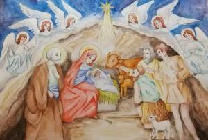 Раскраска на тему рождество христово #8 #413578