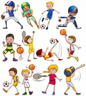 Раскраска на тему спорт для детей #6 #413718
