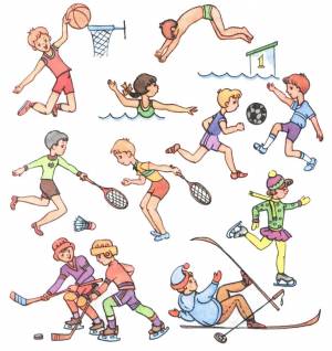 Раскраска на тему спорт для детей #22 #413734