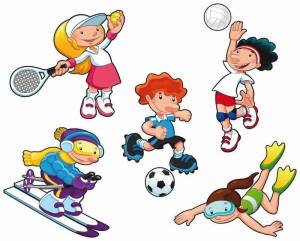 Раскраска на тему спорт для детей #25 #413737