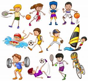 Раскраска на тему спорт для детей #34 #413746