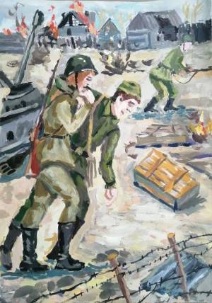Раскраска на тему сталинградская битва 1 класс #33 #413784