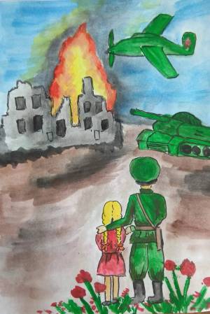 Раскраска на тему сталинградская битва 1 класс #39 #413790