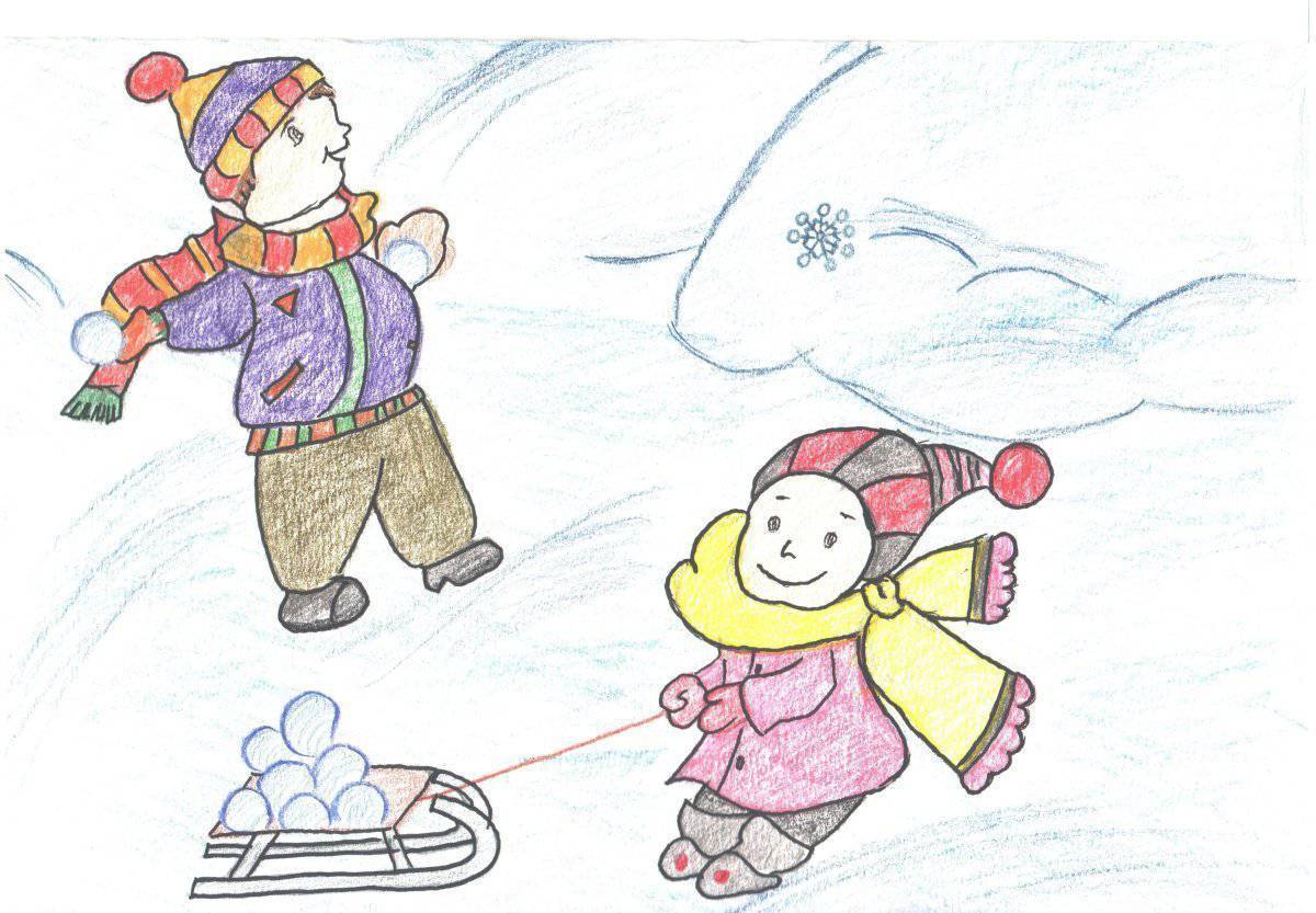 На тему зима для детей 6 лет #22