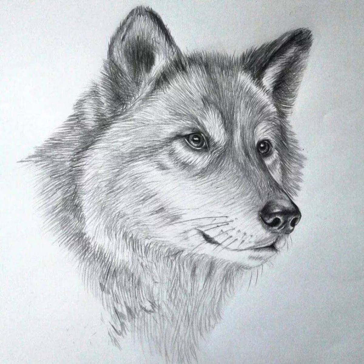 Легкий эскиз карандашом. Волк рисунок. Волк карандашом. Рисунки Волков карандашом. Картина волка карандашом.