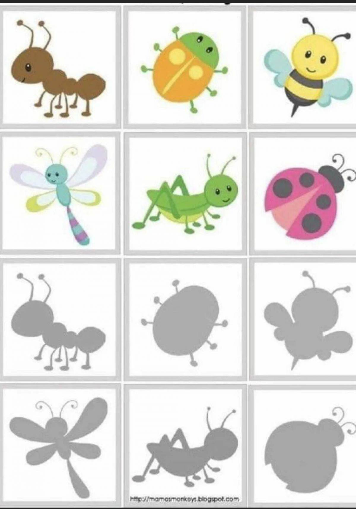 Про насекомых для детей 3 4. Теневое лото насекомые. Насекомые задания для дошкольников. Тень насекомые для дошкольников. Насекомые задания для детей дошкольного возраста.