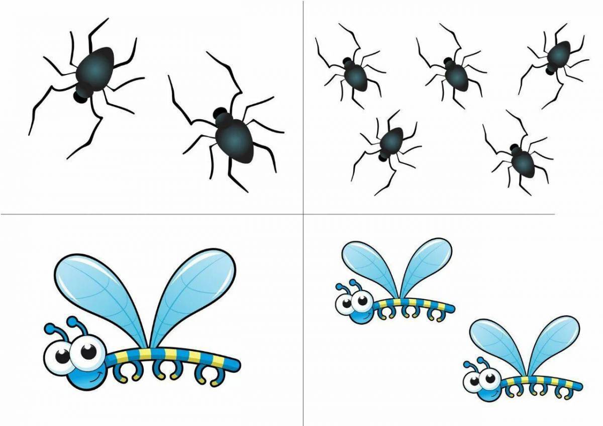 картинки насекомых для детей средней группы