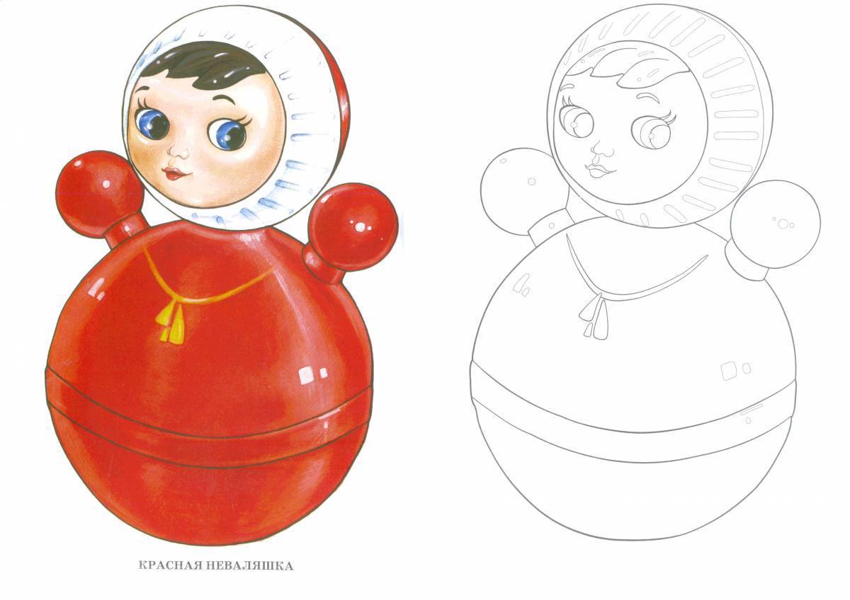 Кукла неваляшка