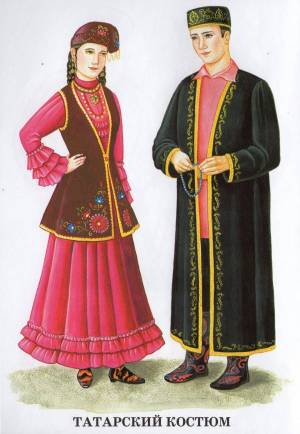 Раскраска народные костюмы россии народов #18 #416030