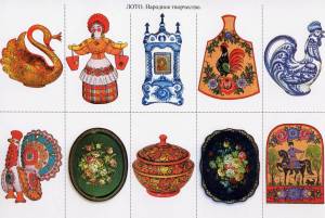 Раскраска народные промыслы для детей #39 #416089