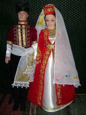Раскраска народный костюм татарский #10 #416250