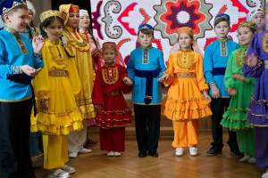 Раскраска народный костюм татарский #33 #416273