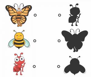 Раскраска насекомые для детей 3 4 лет #14 #416847