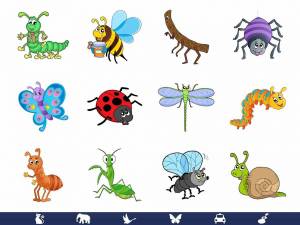 Раскраска насекомые для детей 3 4 лет #20 #416853