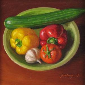 Раскраска натюрморт из овощей и фруктов для детей #2 #417195