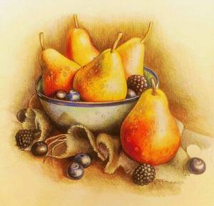 Раскраска натюрморт с фруктами #10 #417279