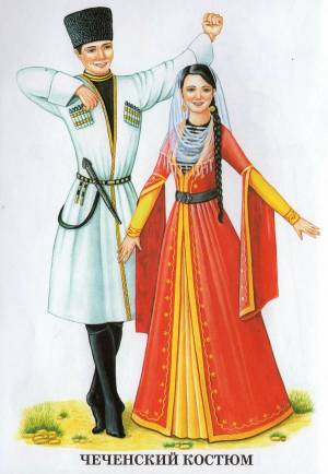 Раскраска национальные костюмы россии народов #17 #417705