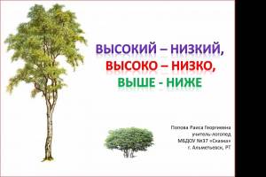 Раскраска низкий высокий #2 #418899