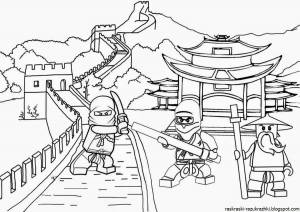 Раскраска ниндзяго для детей #8 #419118