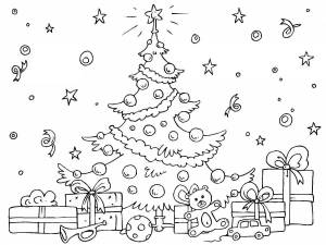 Раскраска новогодние для детей 6 7 #19 #419718