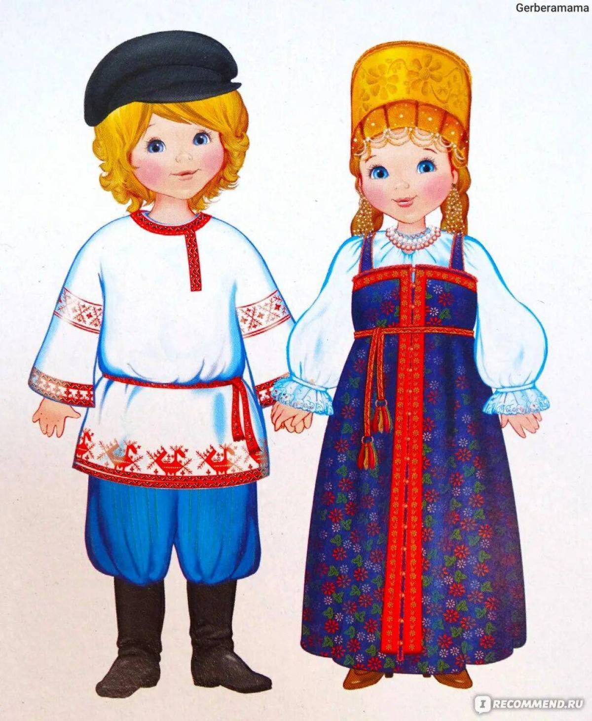 Народные костюмы россии народов #11
