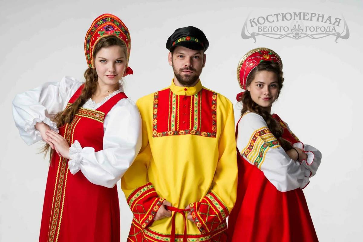 Народные костюмы россии народов #14