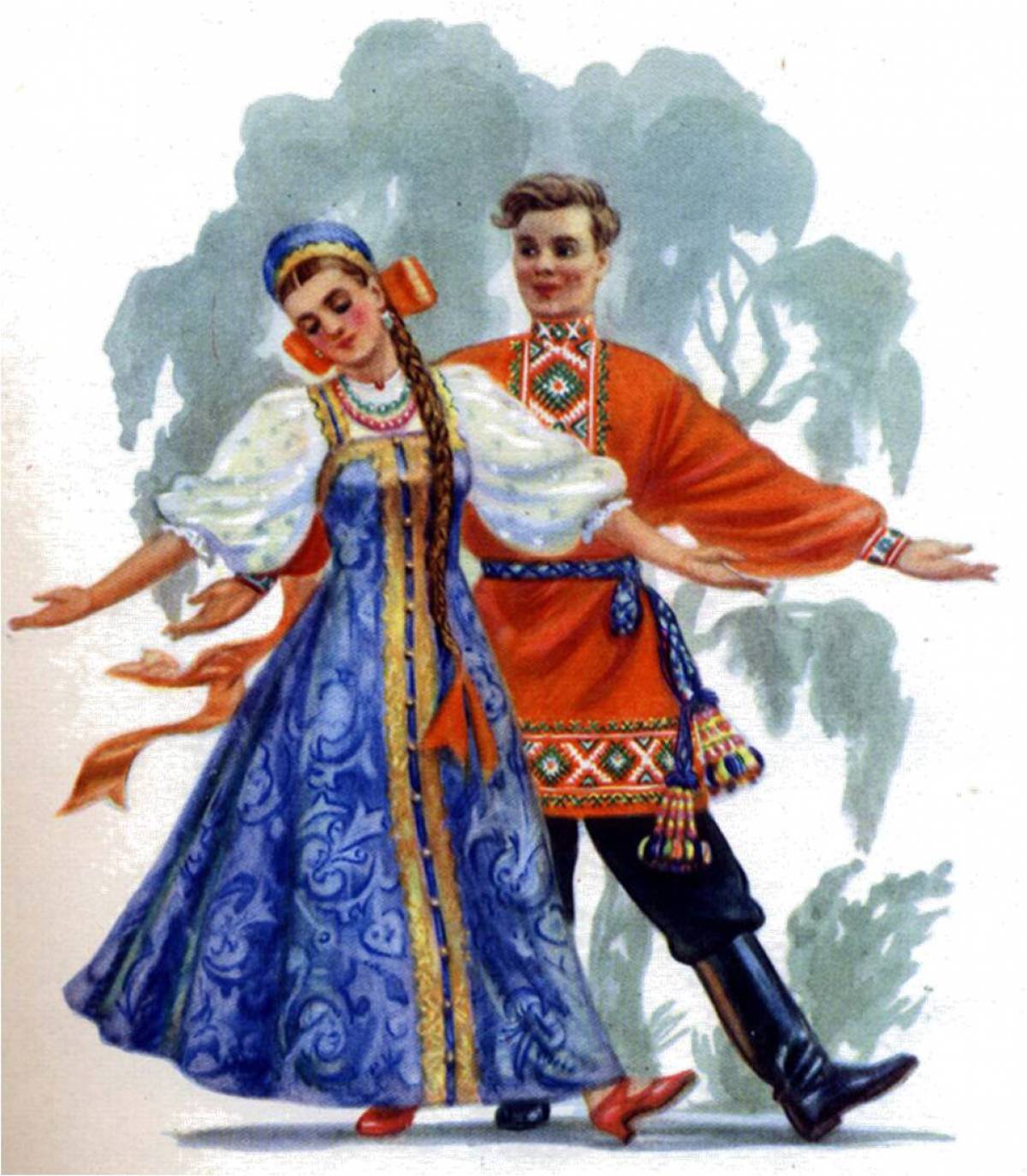 Народные костюмы россии народов #17