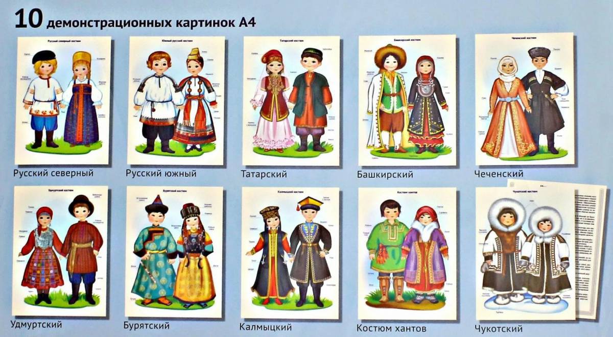 Народные костюмы россии народов #21