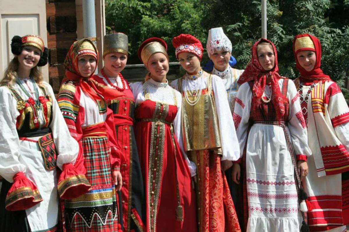 Народные костюмы россии народов #26