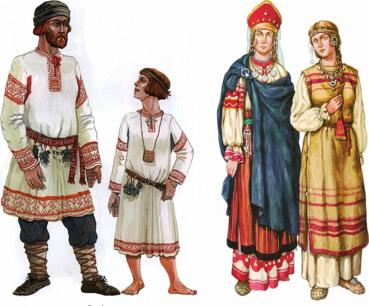 Народные костюмы россии народов #32