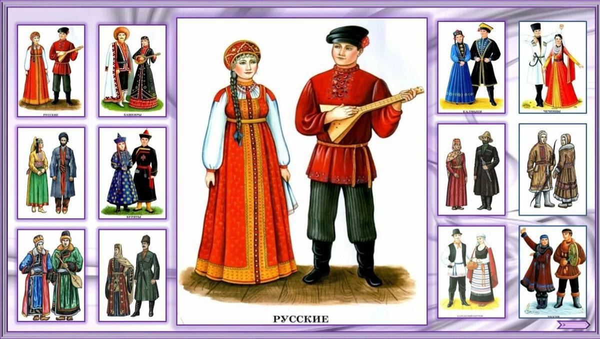 Народные костюмы россии народов #34