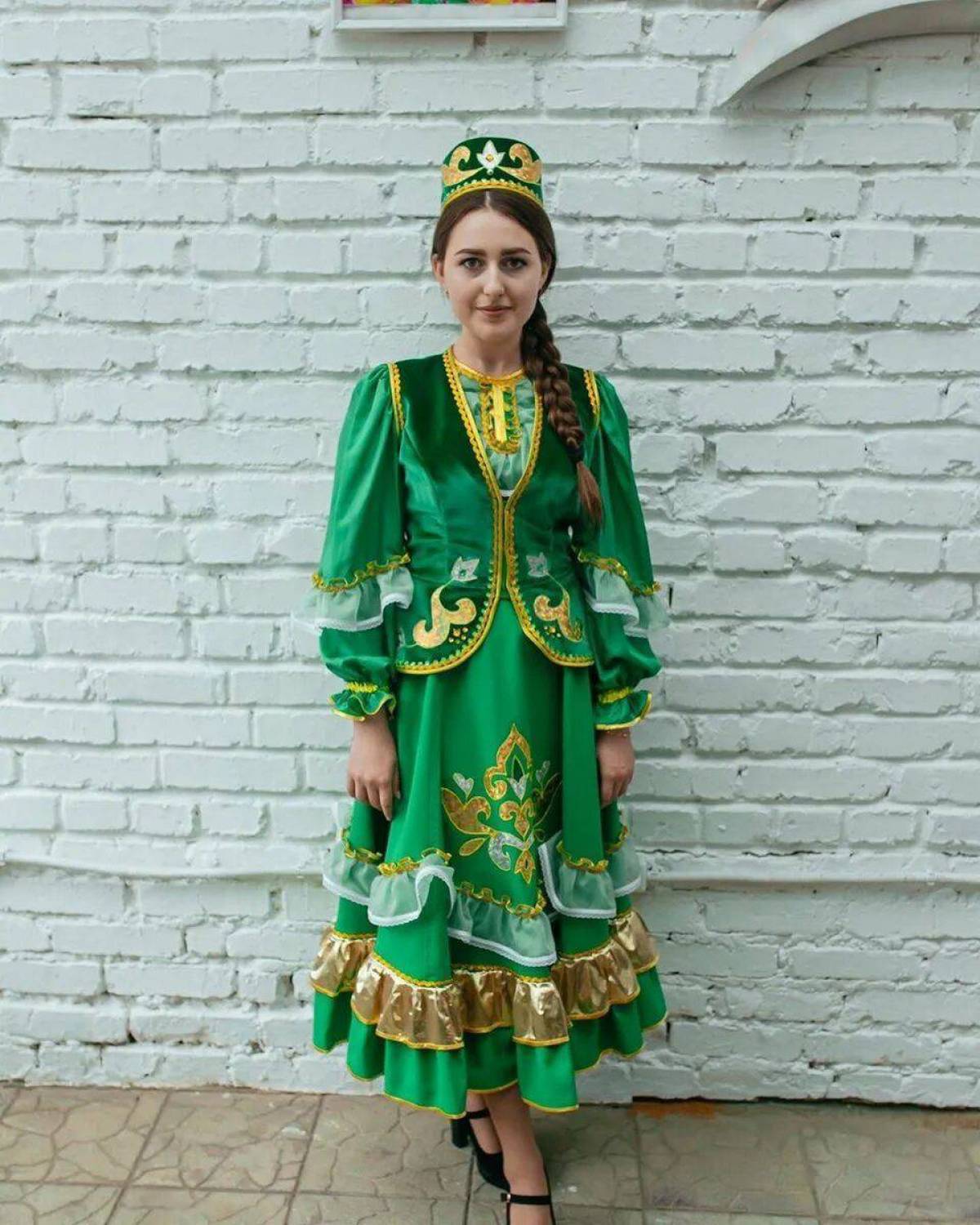 Народный костюм татарский #30