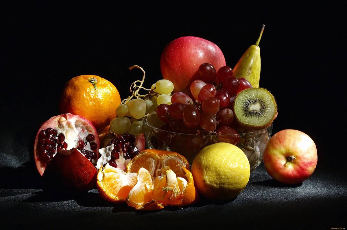 Натюрморт с фруктами #12