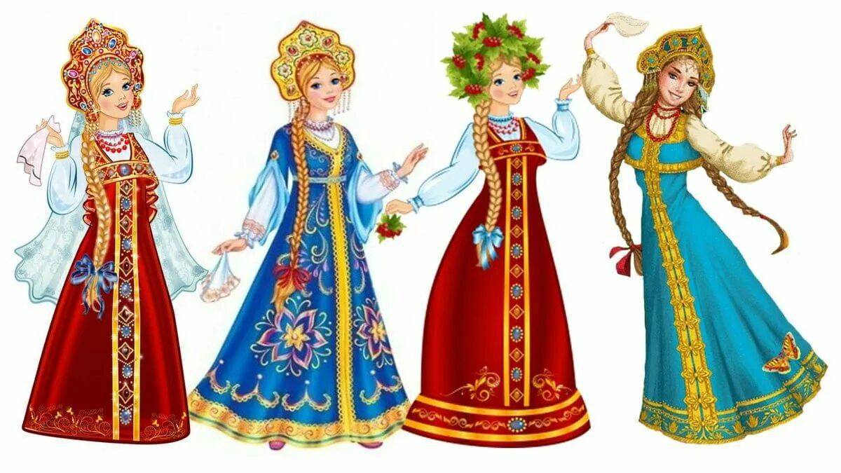 Национальный костюм русский для детей #1
