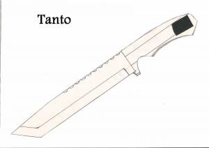 Раскраска нож танто из стандофф 2 #24 #422714