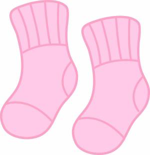 Раскраска носки для детей #11 #423183
