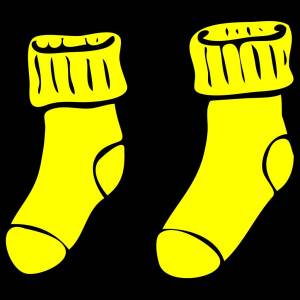 Раскраска носки для детей #34 #423206