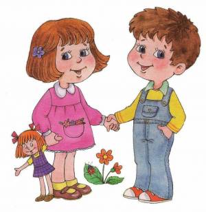 Раскраска о дружбе для детей дошкольного возраста #8 #423924