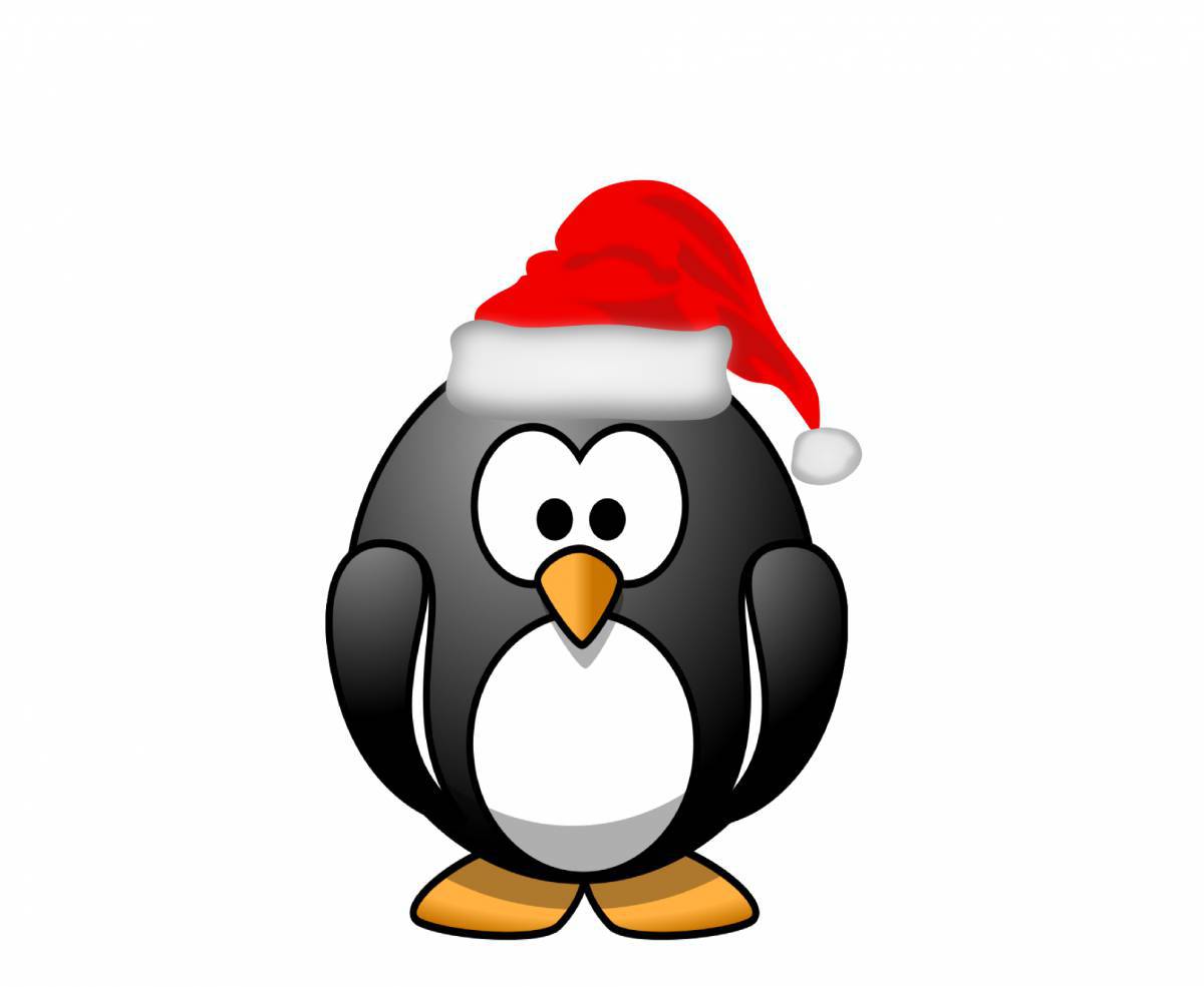 Новогодний пингвин #32