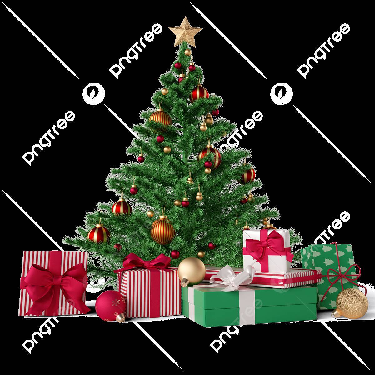 Новогодняя елка с подарками #9