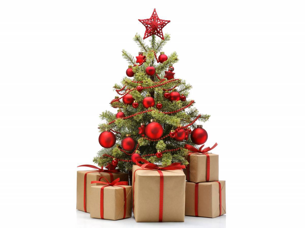 Новогодняя елка с подарками #14