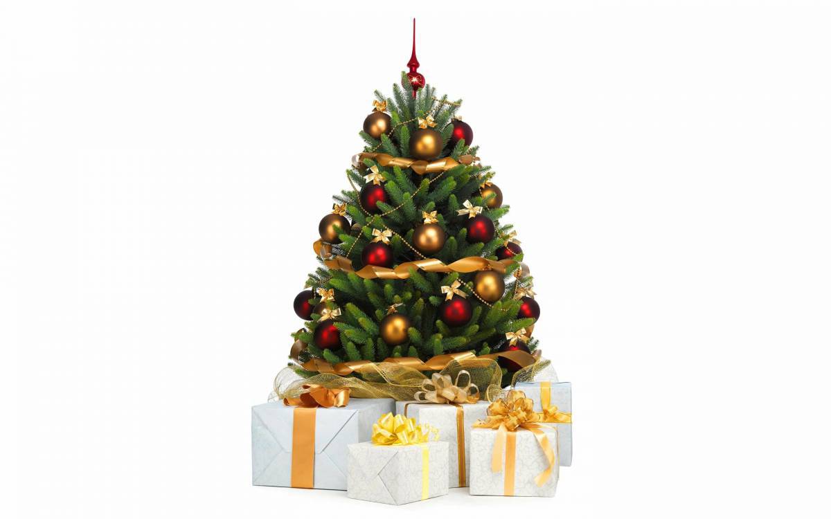 Новогодняя елка с подарками #25