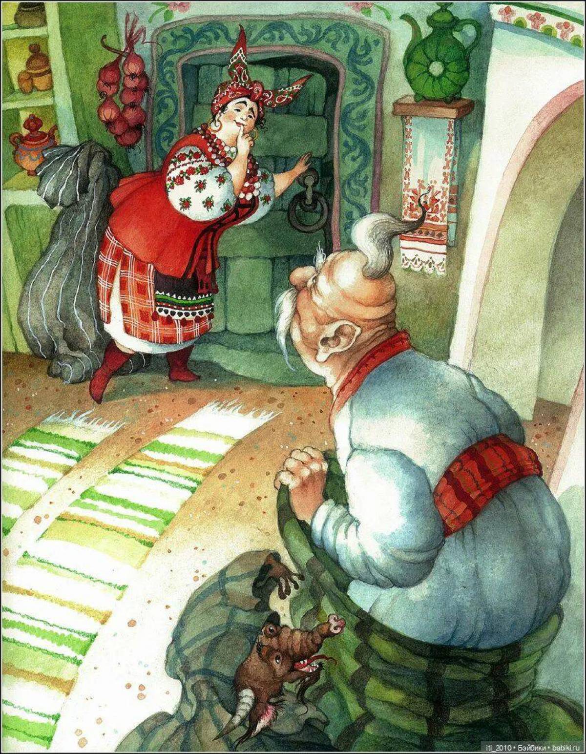 Сказки вечера на хуторе. Ночь перед Рождеством Гоголь. Ночь перед Рождеством иллюстрации Ольги Йонайтис.