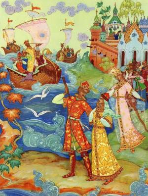 Раскраска о царе салтане сказка для детей #18 #424283