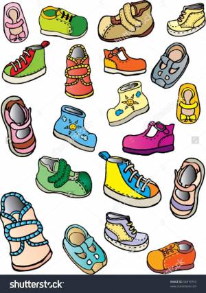 Раскраска обувь для детей 2 3 лет #5 #424738