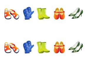Раскраска обувь для детей 2 3 лет #7 #424740