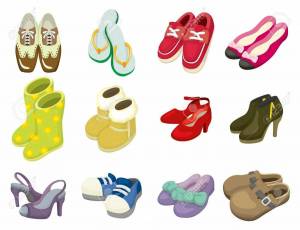 Раскраска обувь для детей 4 5 лет #17 #424788
