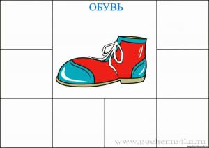Раскраска обувь для дошкольников #15 #424823